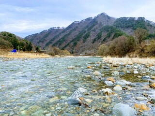 mountain river in the mountains
