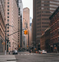 Photo sur Plexiglas TAXI de new york street New York usa skyscraper buildings life 