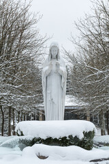 Belgium, Banneux, Statue of Our Lady