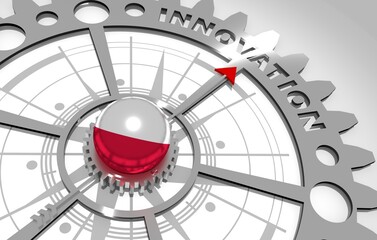 Global business and economic solutions concept. 3D illustration