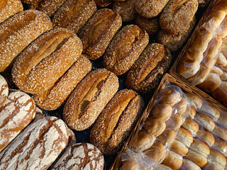 Different kinds of bakery product on the market