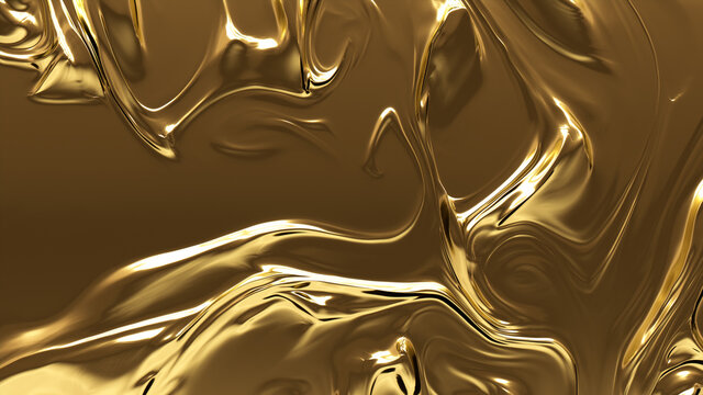 Gold, Opulent, Metallic texture. A Golden surface for Luxurious, Smooth Backgrounds.