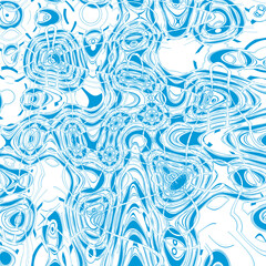 Blue organic abstract