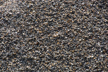 small gravel stones on big heap theme for industrial and building materials