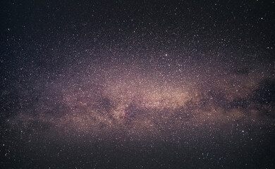 A night sky full of star and visible milky way