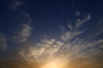 Various transitions of sky and colors for background use for photo editors.  