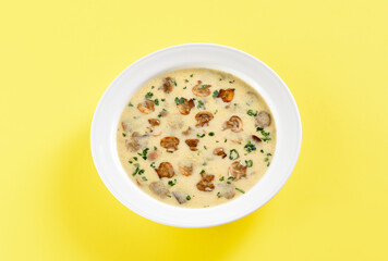 Creamy mushroom soup