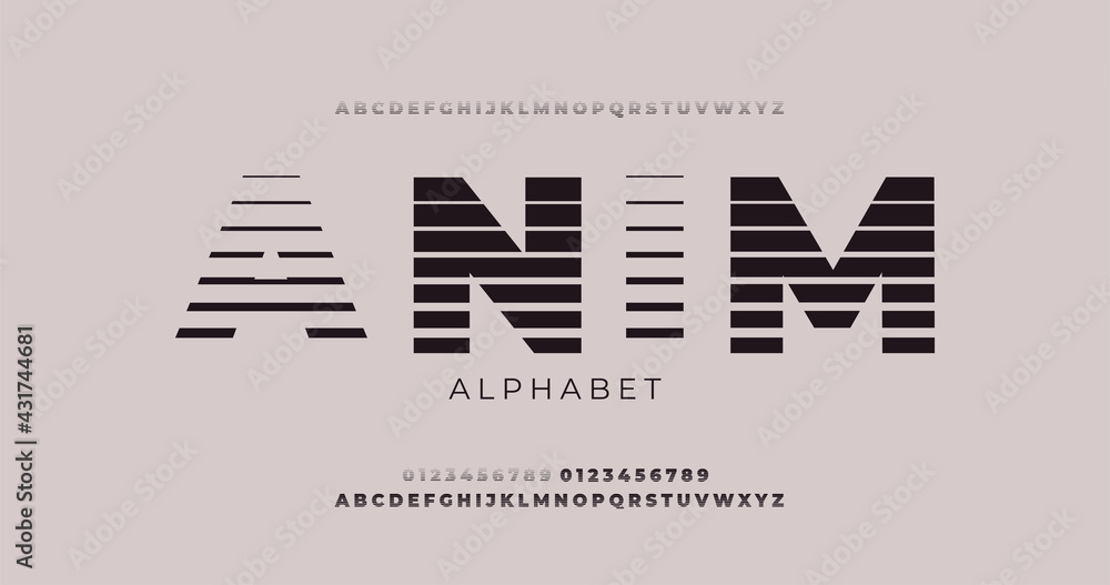 Poster retro futuristic alphabet fonts in 80s style. sci-fi monohromic abstract type in retrowave, synthwav