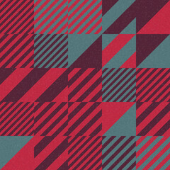 Abstract Geometric Pattern generative computational art illustration