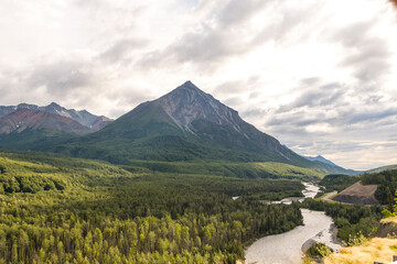 Fototapeta premium landscape in the mountains