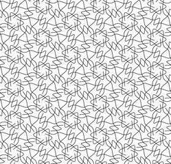 abstract black lines on white. minimalistic vector hand-drawn seamless pattern. simple elements for coloring