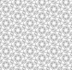 abstract black lines on white. minimalistic vector hand-drawn seamless pattern. simple elements for coloring