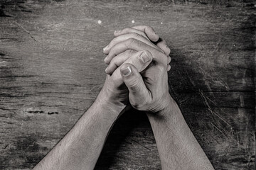 hands in prayer