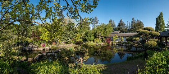 Le jardin japonnais de l'&iuml;le de Versailles &agrave; Nantes
