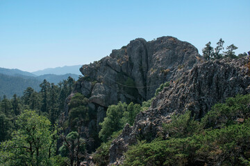 Mountain rocks nature Mexico hidalgo forest and sky