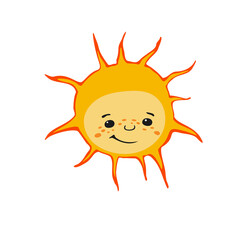 Color image of the sun for your creativity