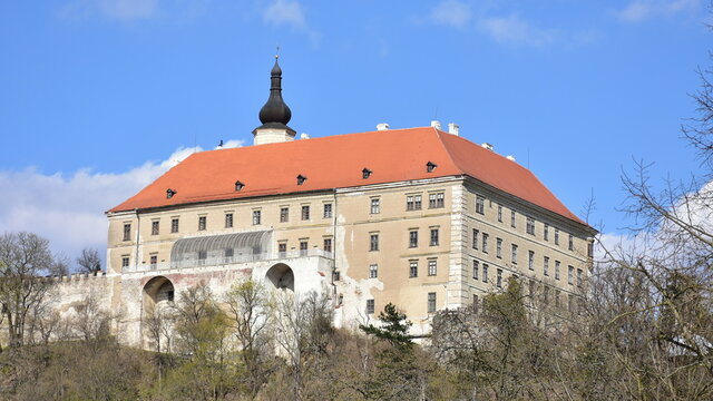 castle in Namest nad Oslavou in Czech republic