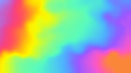 Abstract colorful wallpaper. Bright multicolor gradient. Iridescent background with place for text, copy space. Not trace, include mesh gradient. Vector EPS10