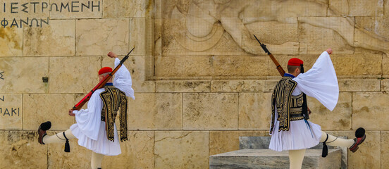 Evzon Guards, Syntagma Square, Athens