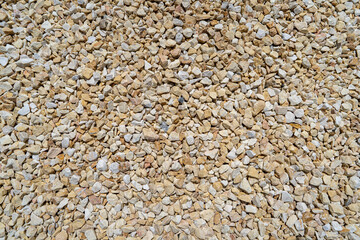 黄色い砂利_背景素材_砕石