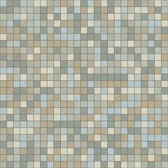 Fototapeta premium Abstract Geometric Pattern generative computational art illustration