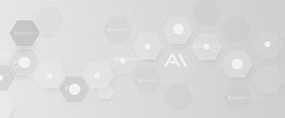 Conceptual technology illustration of artificial intelligence