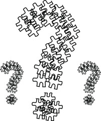 question mark coloring page