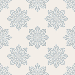 Beige seamless pattern with ornament. Good for clothing, textiles, backgrounds and prints.