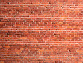 Fototapeta na wymiar Texture of old red brick wall, background for your design