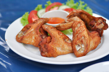 fried chicken ,deep fried chicken or grilled chicken