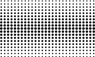 Abstract Black Dots Pattern