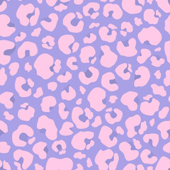 Seamless pattern Leopard spots . Leopard background vector illustration	