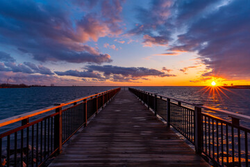 Obraz premium The future Sunset