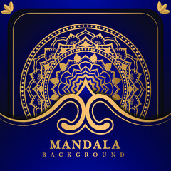 Mandala background premuim vector with ramadan style