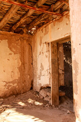 Abandon Old Adobe structures and homes found along Highway 28 in Southern New Mexico