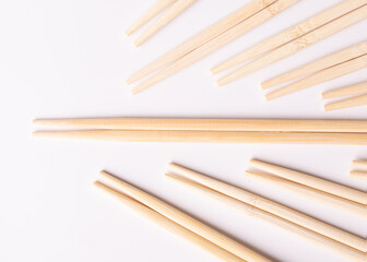 Wooden chopsticks. Food sticks. Lots of wooden chopsticks.