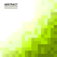 Green mozaic background. Abstract pattern background.