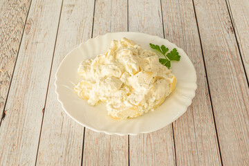 Patatas alioli