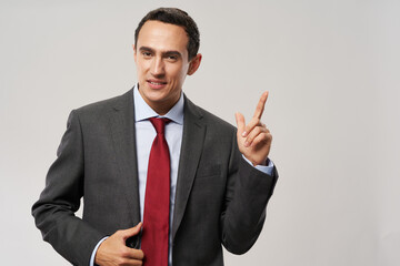 business man in suit emotions professional office financial