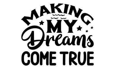 Typographic element for your design, Can be used as a print on T-shirts and bags, for posters, invitations and cards, Inspirational quote at turquoise watercolor strokes texture