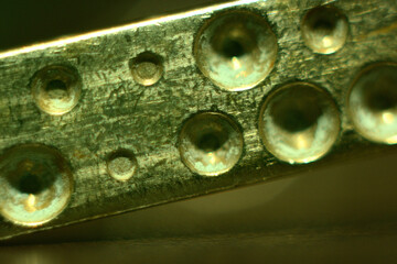 water drops on green leaf