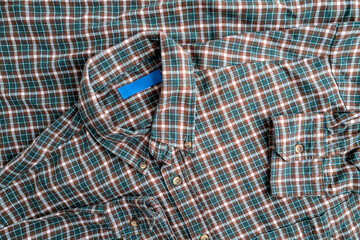 vielle chemise froissée à recycler