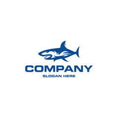 Animal Shark Predator Vector Logo