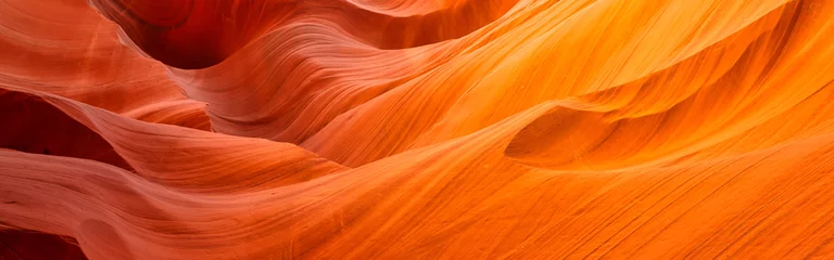 Fototapeten Antilope Antelope Canyon Arizona USA - abstract background of colorful sandstone wall.   © emotionpicture
