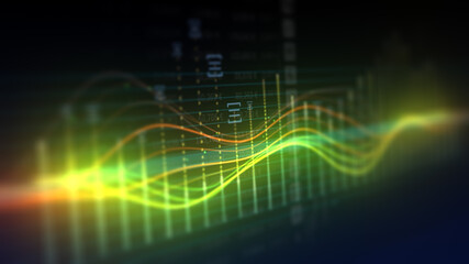 Financial Chart Digital Analytics Data Visualization