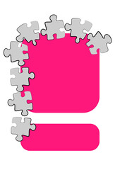 Vertical illustration format A4 - the design of the screen of the phone or tablet for inscriptions and photos