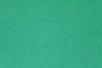 Green wall, texture, background. The building wall, painted with water-based paint. Smooth (flat) surface in green color