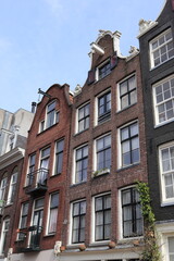 Amsterdam Jordaan Traditional Canal House Facades