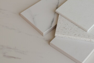 Stone samples as background, close up