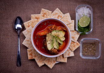 Fish Stew cooked in a delicious rich and fragant with avocado